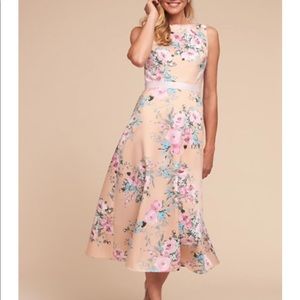 BHLDN Manon Dress Silky Pink Floral